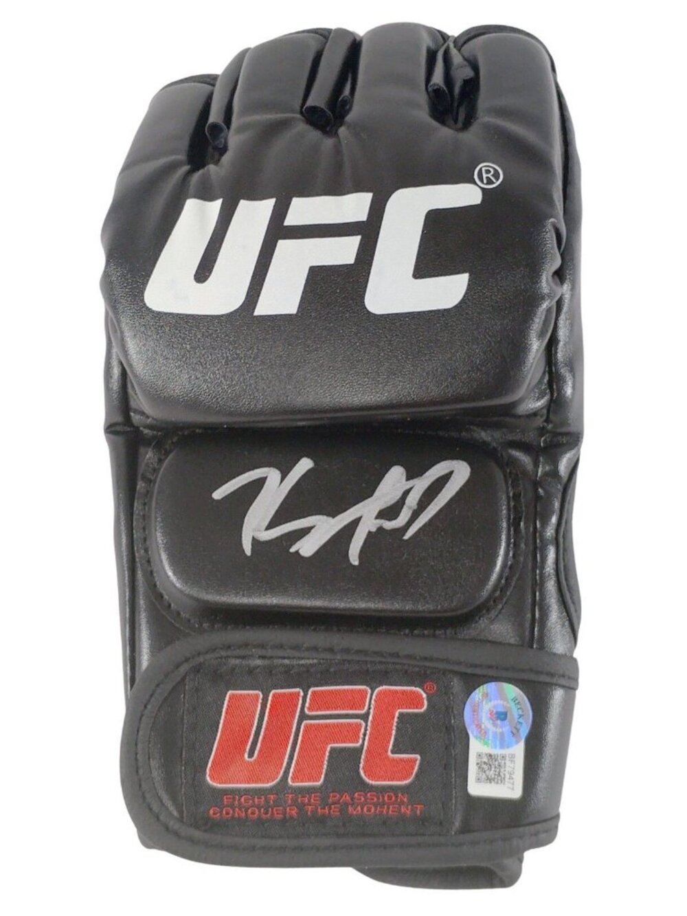 Kamaru Usman Signed UFC Fighter Glove Beckett BAS MMA Autograph Memorabilia